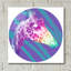 Art mural en verre acrylique «Faded Giraffe» par Dawg Painter-101632203