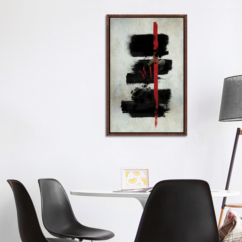 Trilogy 1 Piece Wall Art on Canvas, 101.6 cm H x 66.04 cm W, Classic Wood Floater Framed