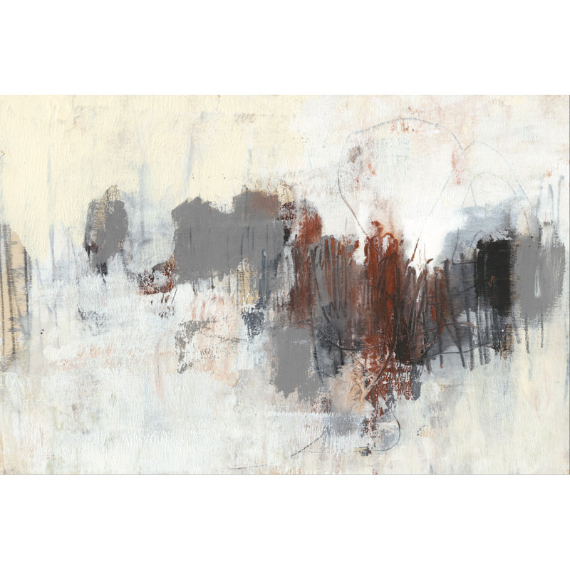 Neutres et rouille I, H 20 po x l 30 po x P 1,25 po