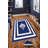 Stylish Woven Carpet (4 x 6 Feet), 100% Polyester, 0.3 in Pile Height | Antibacterial, Non-Slip PVC Dot Underside | Machine Washable, 3D Digital Printed Design | Perfect for Living Room, Bedroom & Office Decor-1566946371