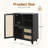 Rattan Buffet Cabinet with Drawers-1141160833