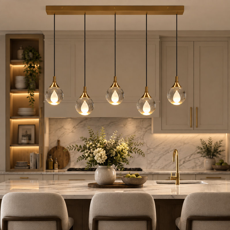 Zeinab 5 - Light LED Kitchen Island Pendant