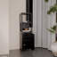 Armoire de rangement, tour en lin noire de 52 pieds de haut