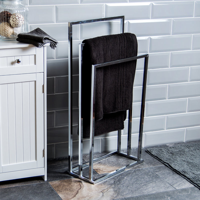 114.3 cm L 3 - Bar Freestanding Towel Bar