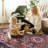 Fillender Washable Soft Vintage Rug Fashion Floral Rug For Living Room Dorm Decor-103519312