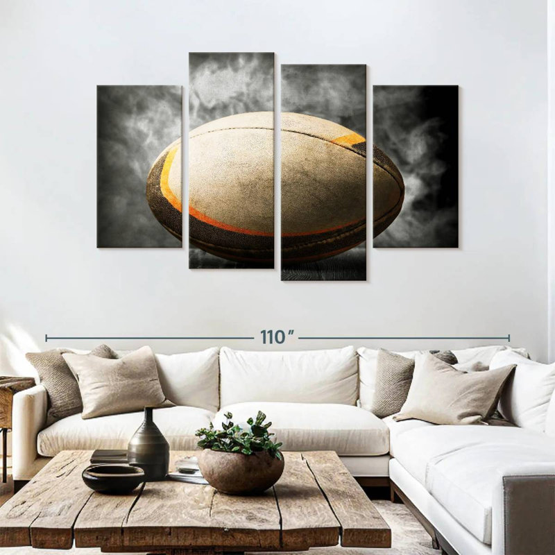 Rugby ball pop Sireci, H 54 po x l 84 po