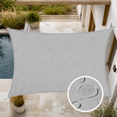 Waterproof 9.5' x 9.5' Square Shade Sail