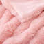 Jeté en fausse fourrure pour canapé - molleton rose moelleux et moelleux, couverture moelleuse moelleuse pour canapé et lit, jeté 50 po x 60 po-116234584-137894777