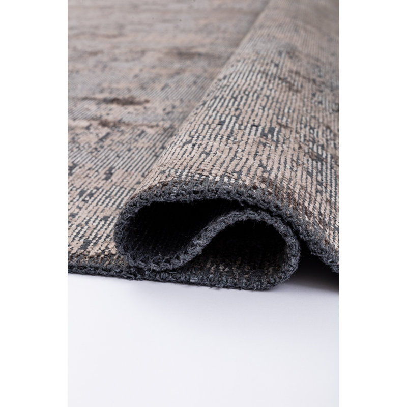 Rapture Gray Abstract Luxury Area Rug, Rectangle 7'10" x 11'2"