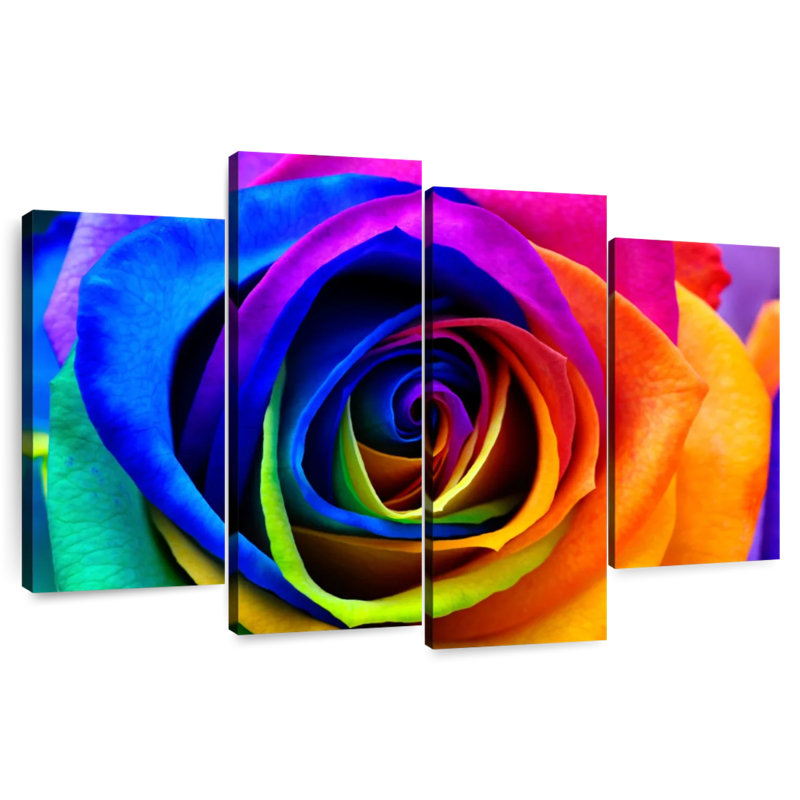 Harnek Rainbow Rose Petals, 22" H x 36" W