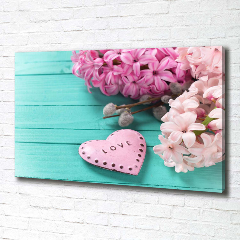Without And Heart - Wrapped Canvas Print