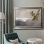 Aquarelle sur toile avec cadre doré de qualité supérieure II - prête à être accrochée-782774367-802665105