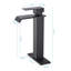 Robinet de lavabo de salle de bain à poignée simple avec bonde escamotable Waterfall-110712924