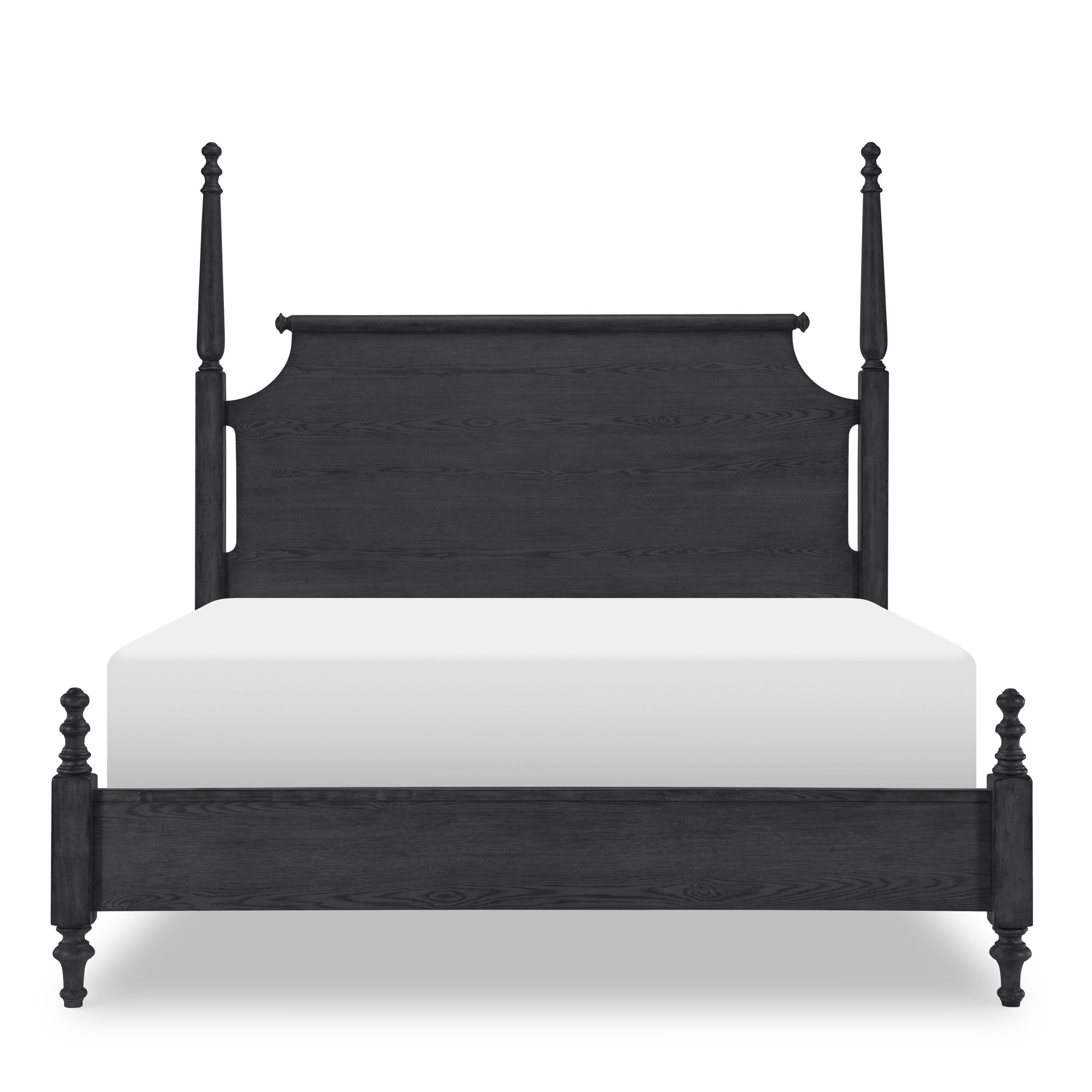 Country Living Four Poster Bed, Queen, Black