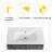 30 " W Wall Mounted Wall Mounted Single Double Single Vanity Bathroom Vanity With Resin Top