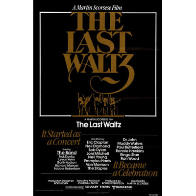 " The Last Waltz Movie Poster "