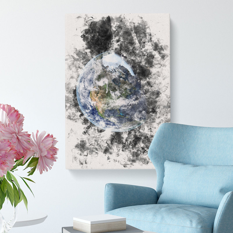 The Beauty of Planet Earth - Wrapped Canvas Painting Print, 60cm H x 40cm W x 3cm D