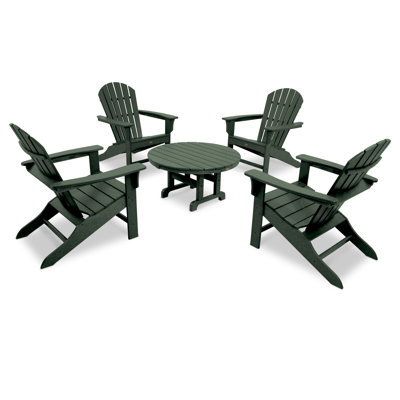 Ensemble de conversation 5 pièces POLYWOOD Yacht Club Shellback Adirondack