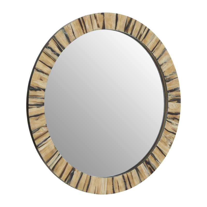 Blythe Solid Wood Flat Wall Mirror