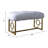 Winterbourne Down Faux Fur Upholstered Bench