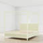 Lit plateforme à baldaquin en bois, tête et pied de lit cannelés, moderne, chambre à coucher-1507846721-1507846733