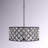 Bernon 4 - Light Dimmable Drum Chandelier