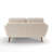 Carolos 58" Round Arms Loveseat-1562670701