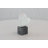Cole And Grey Marble Slanted Heart Sculpture With Black Block Base