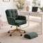 Fauteuil de bureau rembourré avec repose-pieds-1686120241