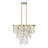 Livorno 4-Light Chandelier in Noble Brass