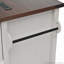 Chariot de rangement pour îlot de cuisine 54 "avec rallonge, prise de courant Farmhouse-244680258