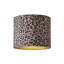 Aljet 20cm H Blended Fabric Drum Lamp Shade ( Slip-On ) in Brown: Cream