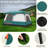 Gymax 8-Person Camping Tent with Porch Large Family Cabin Tent w/ 2 Rooms 2 Doors-111627788