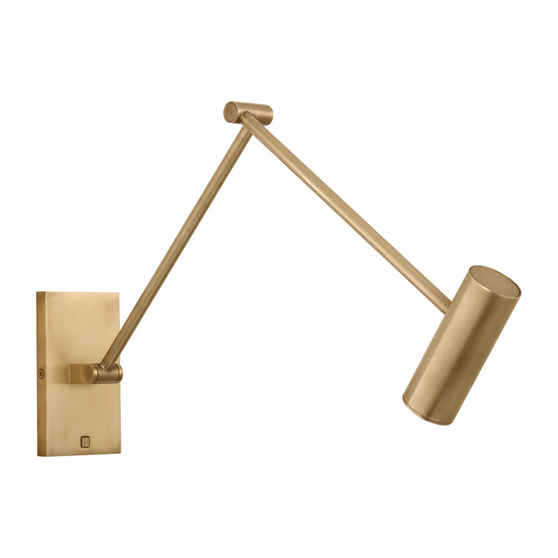 Ponte 1 - Light LED Swing Arm, Natural Brass