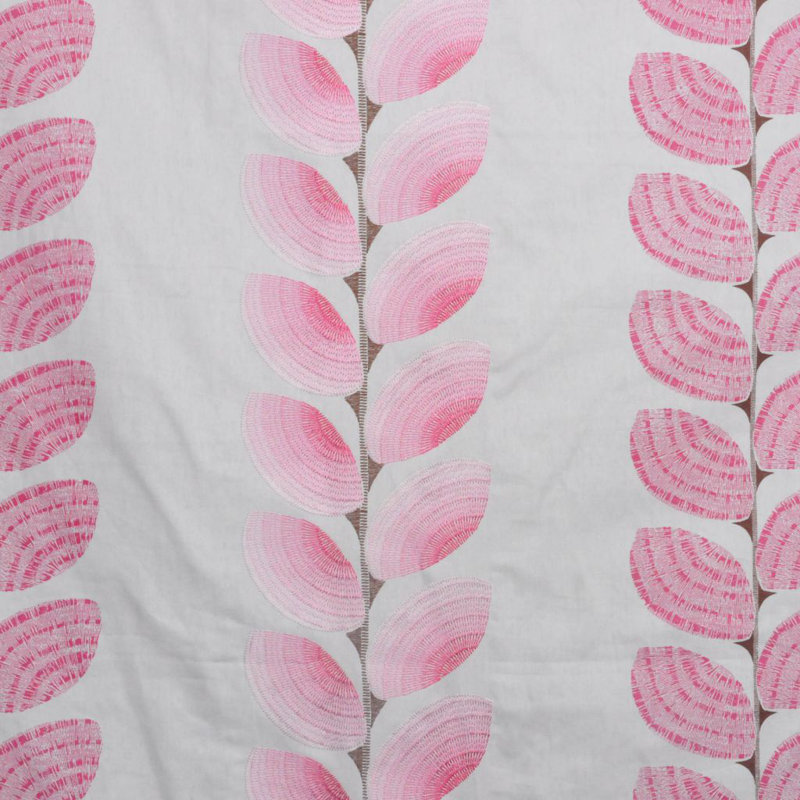 Allure Floral Foliage Fabric, Fuschia