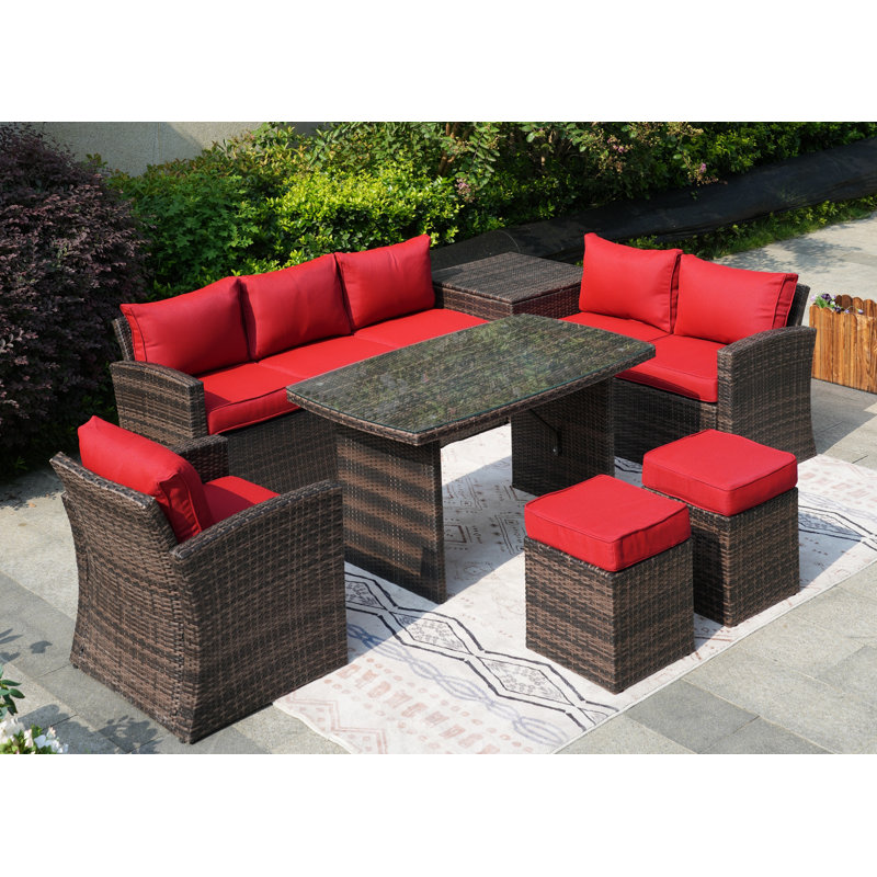 Outdoor 3.93'' Cushion Cover, Red
