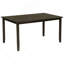 Ensemble de salle à manger 6 pièces, table rectangulaire en bois avec 4 chaises en tissu et 1 banc-1992783803-1992783801