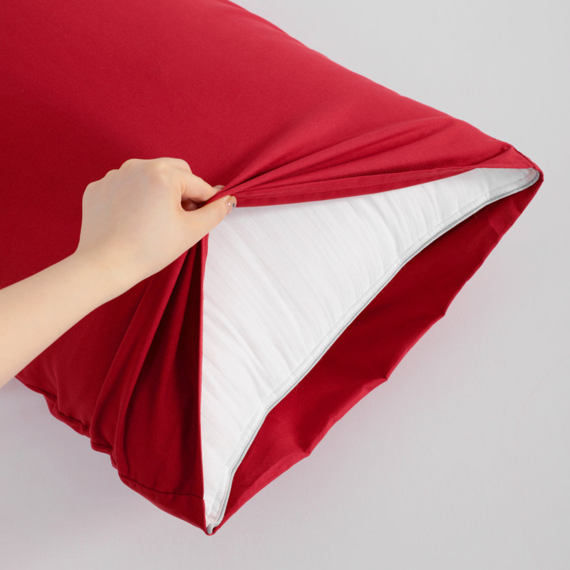 Taie d'oreiller pour le corps en microfibre, ensemble de taies d'oreiller douces avec fermeture portefeuille, 137 cm L × 51 cm H