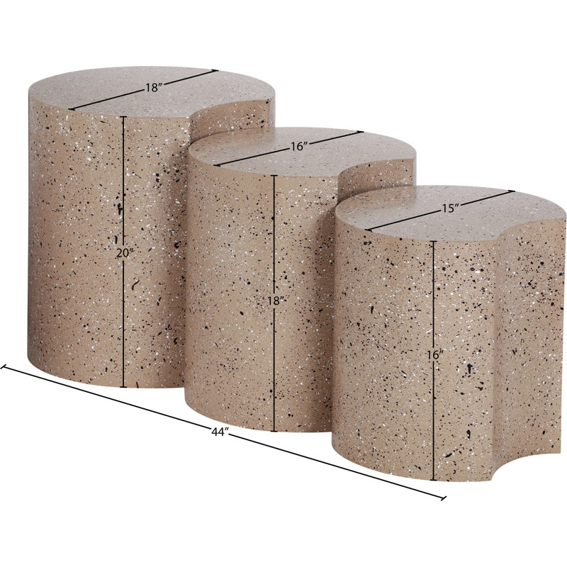 Table de bout Hylie, Taupe