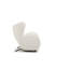 De chaises d'appoint, structure en bois blanc en tissu Teddy, salon moderne pour la maison