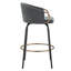 Tabouret de comptoir pivotant 26,25 po Zora-1316506216