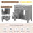 Asherah 36'' Free Standing Bathroom Vanity Cabinet with Ceramic Top-548515659