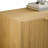 Modern Wavy Sideboard Storage Cabinet - Curved, Natural Wood Look - 2 Door - 31.5" Kitchen/Living Room Console | Gift Idea-1752979345