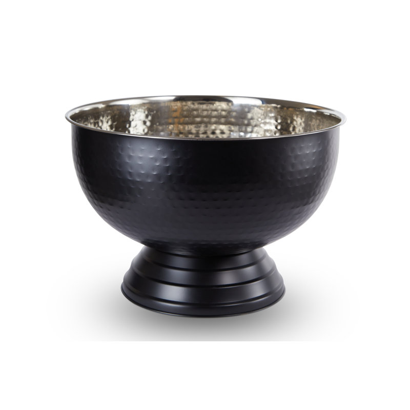 Ankara Stainless Steel Decorative Bowl, Black