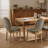 Set Of 2 Upholstered Oval Tufted Side Chair-1915568812