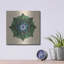Art mural en métal luxueux «Mandala 2» par Stellar Design Studio, 12 po x 12 po-101674006