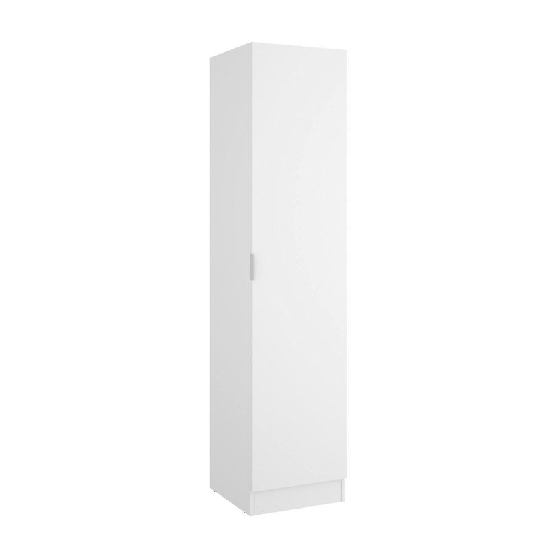 Mosteller 1 Door Wardrobe, White