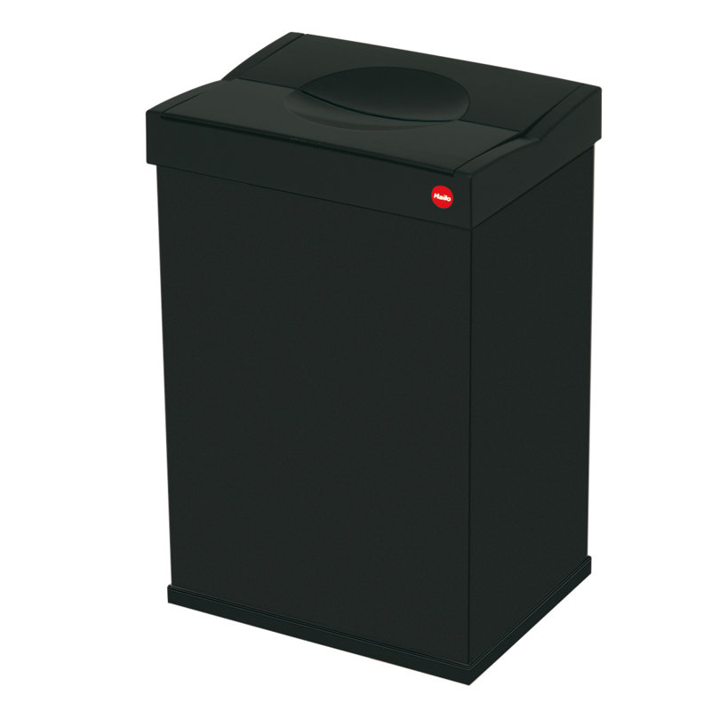 Big Box Steel Touch Top Kitchen Trash Can - 9.2 Gallons, Black