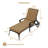 Outdoor Chaise Lounge , Cushion Included-1270871727