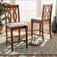 Upholstered Counter Stool with Solid Wood Frame